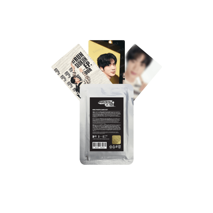 BTS Jin - Runseokjin Official MD Mini Photo Card Set
