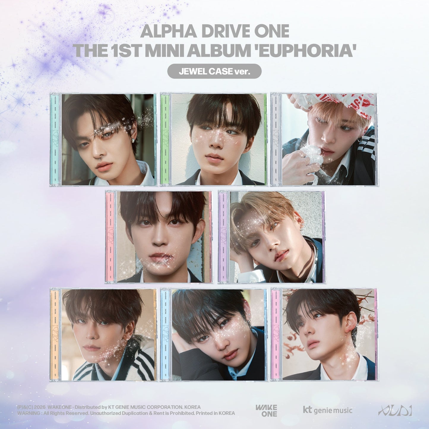 (POB) ALPHA DRIVE ONE - 1st mini album ‘EUPHORIA’ (JEWEL CASE ver.)