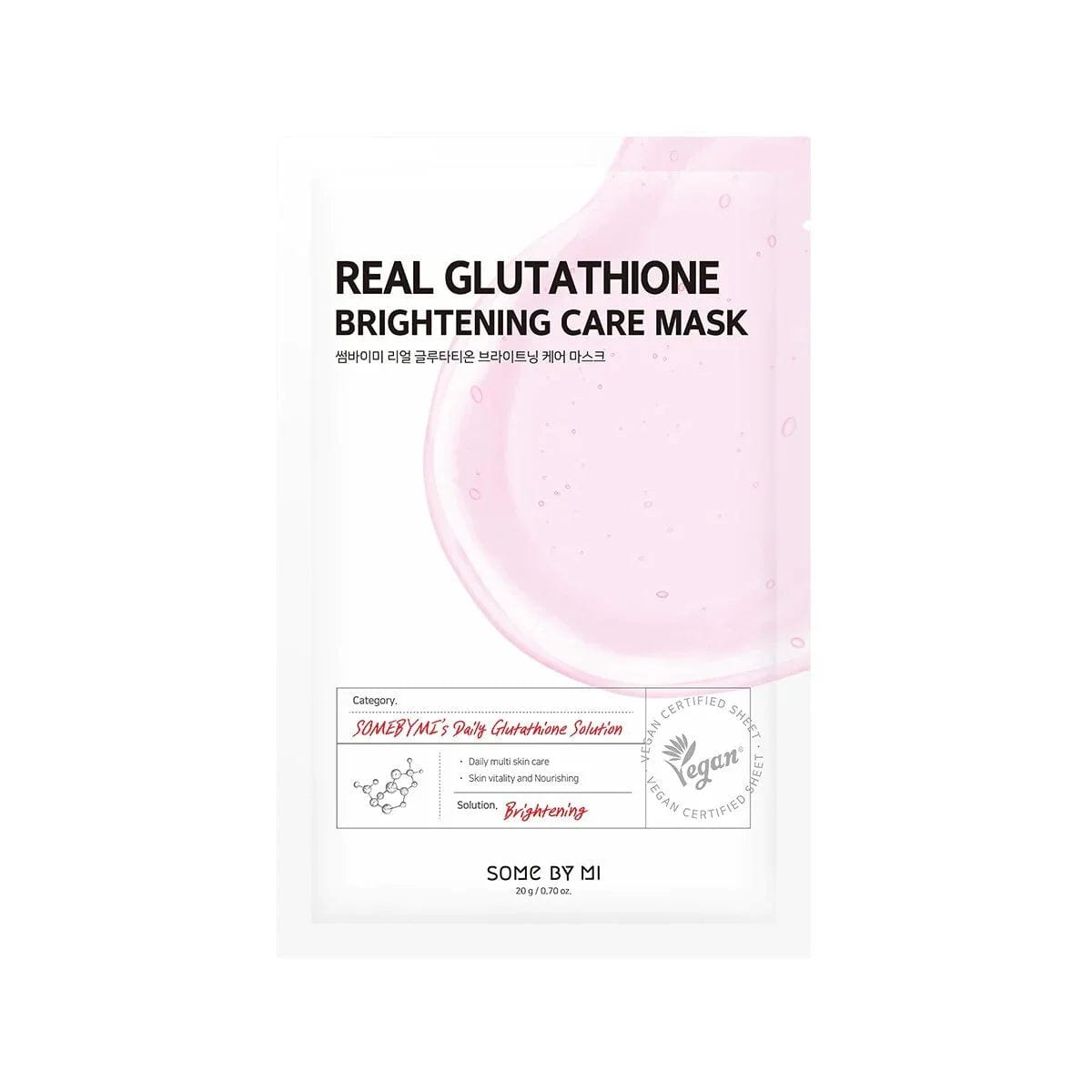 SOME BY MI REAL Glutathione Brightening Care Mask