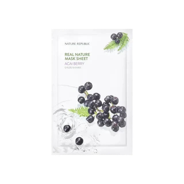 NATURE REPUBLIC Real Nature Mask Sheet Acai Berry