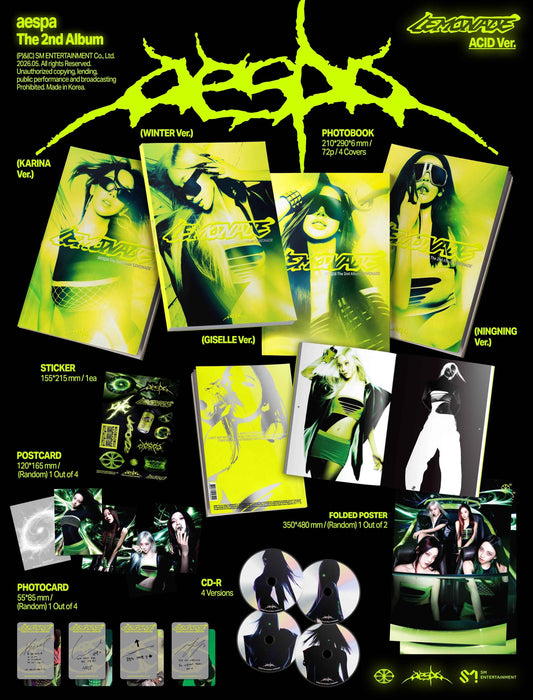 AESPA 2ND ALBUM - LEMONADE (ACID VER)