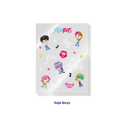 KPOP DEMON HUNTERS - OFFICIAL LIGHT STICK DECO STICKER PACK