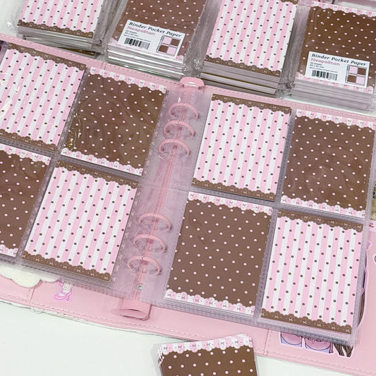 MINS STUDIOS Neapolitan Binder Pocket Paper - Mins Studios