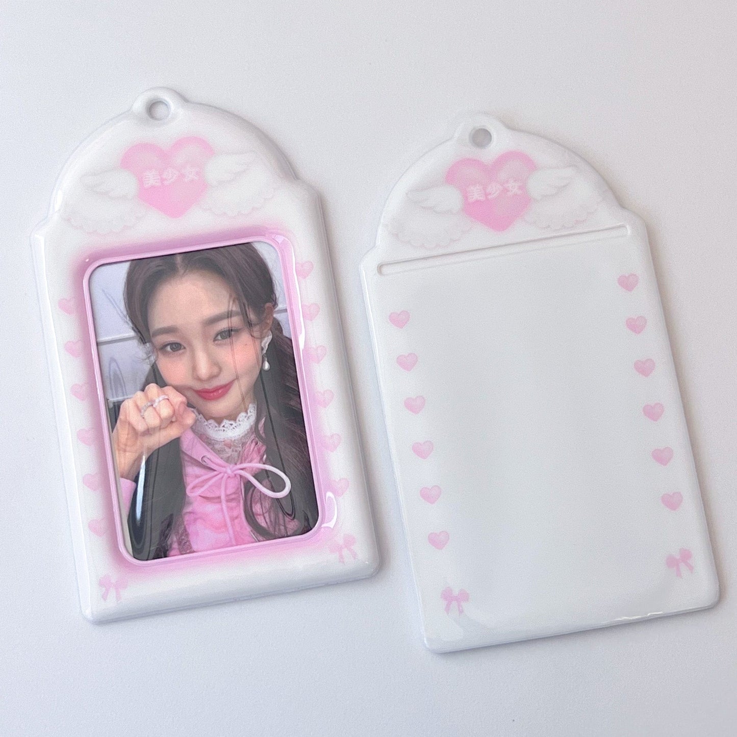 MINS STUDIOS Pink Lover Card Holder