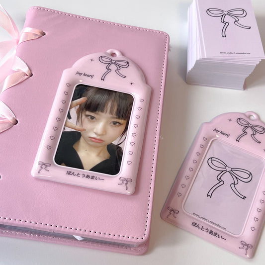 MINS STUDIOS Ribbon Bow Card Holder