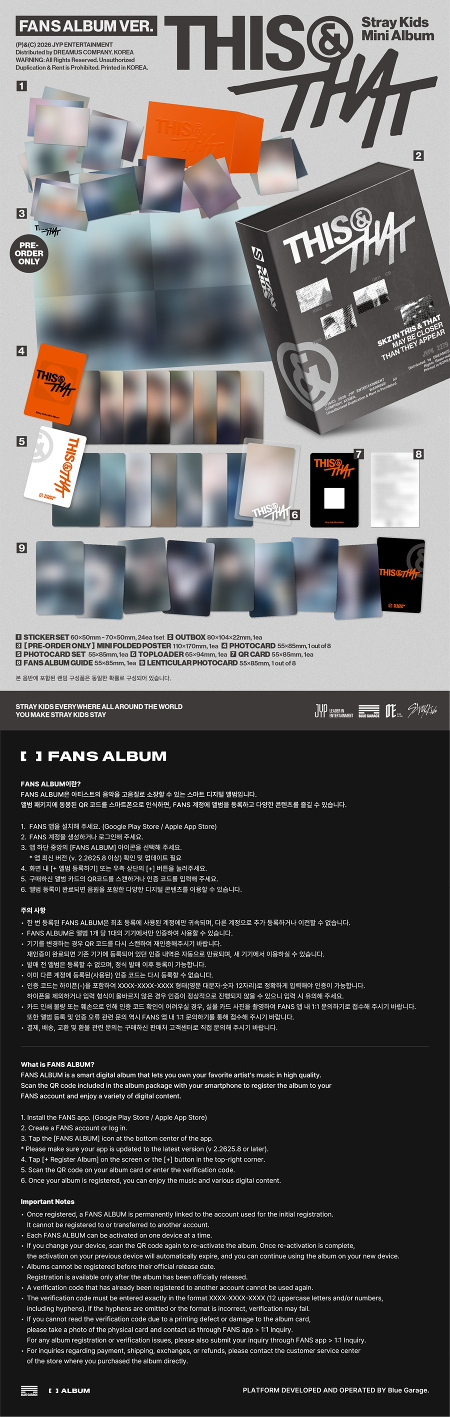 STRAY KIDS 10TH MINI ALBUM - THIS & THAT (FANS ALBUM VER.)
