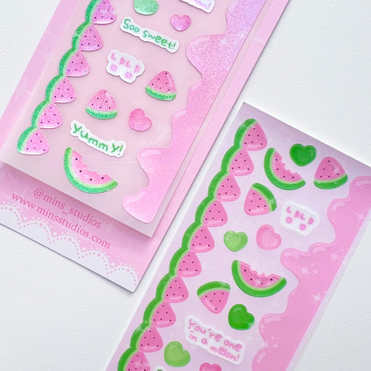 MINS STUDIOS Watermelon Deco Sticker