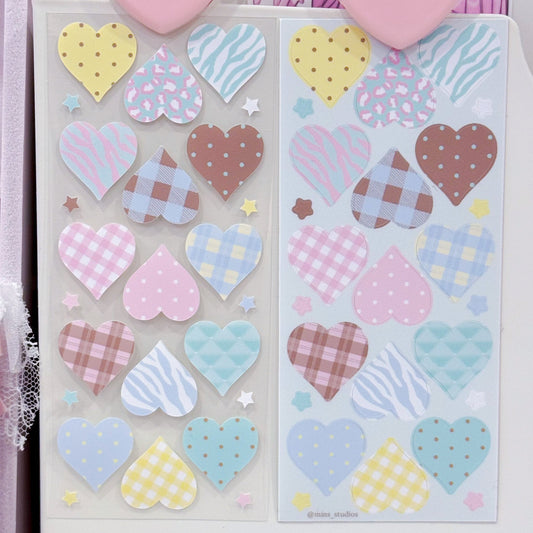 MINS STUDIOS Whimsy Heart Mini Sticker
