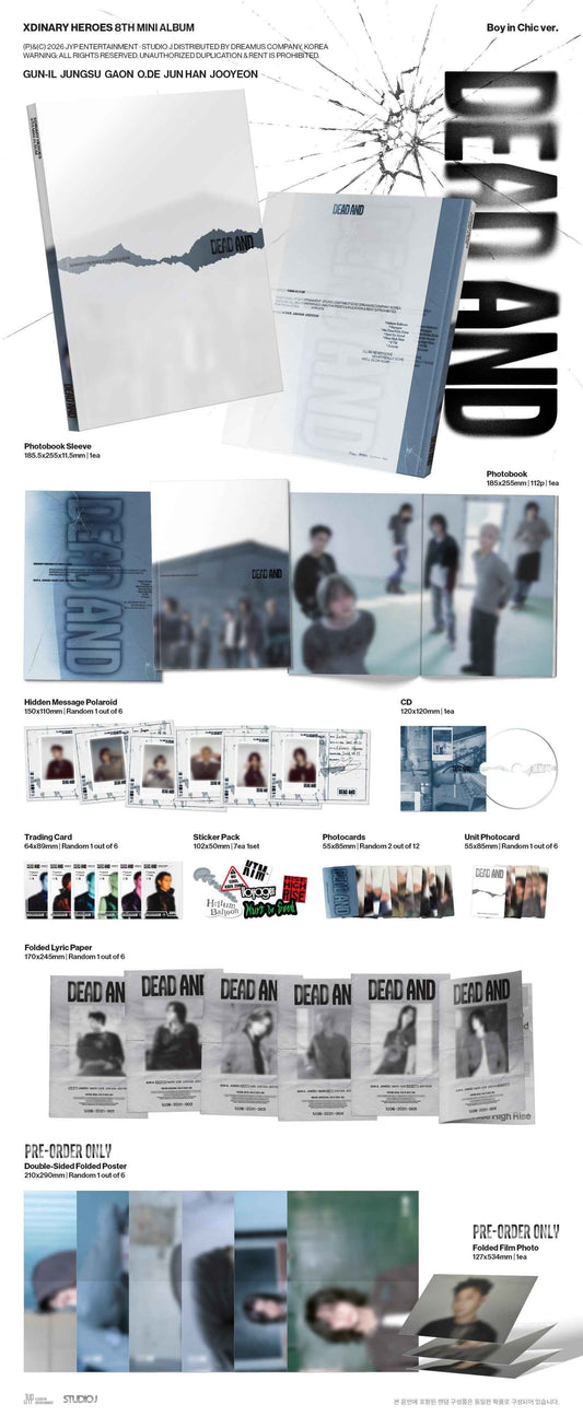XDINARY HEROES 8TH MINI ALBUM - DEAD AND