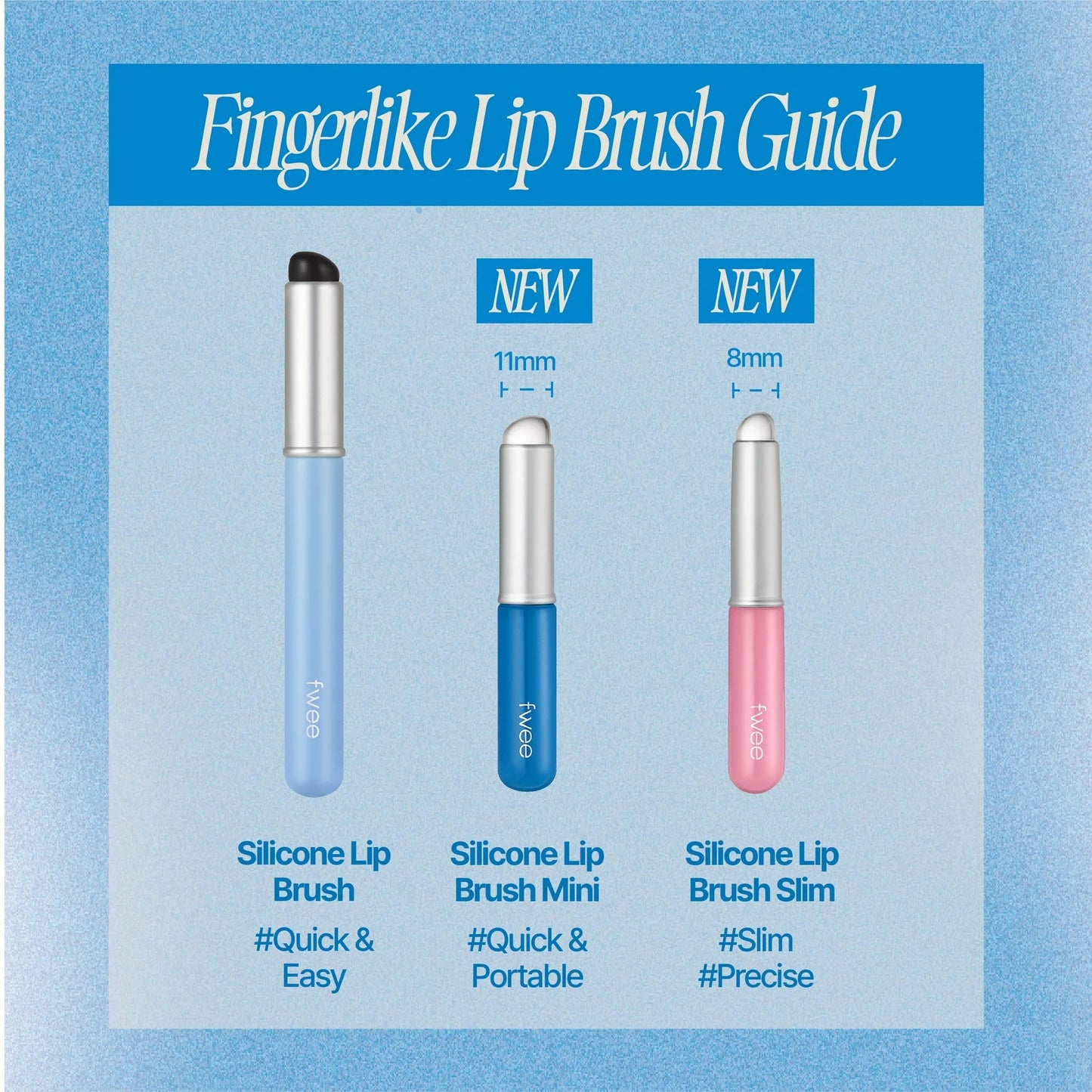 FWEE Finger-like Silicone Lip Brush