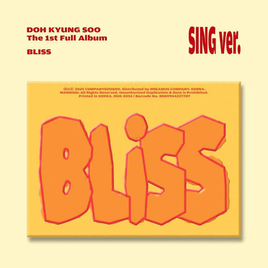 D.O. - 1st Album [BLISS] (Sing Ver.)