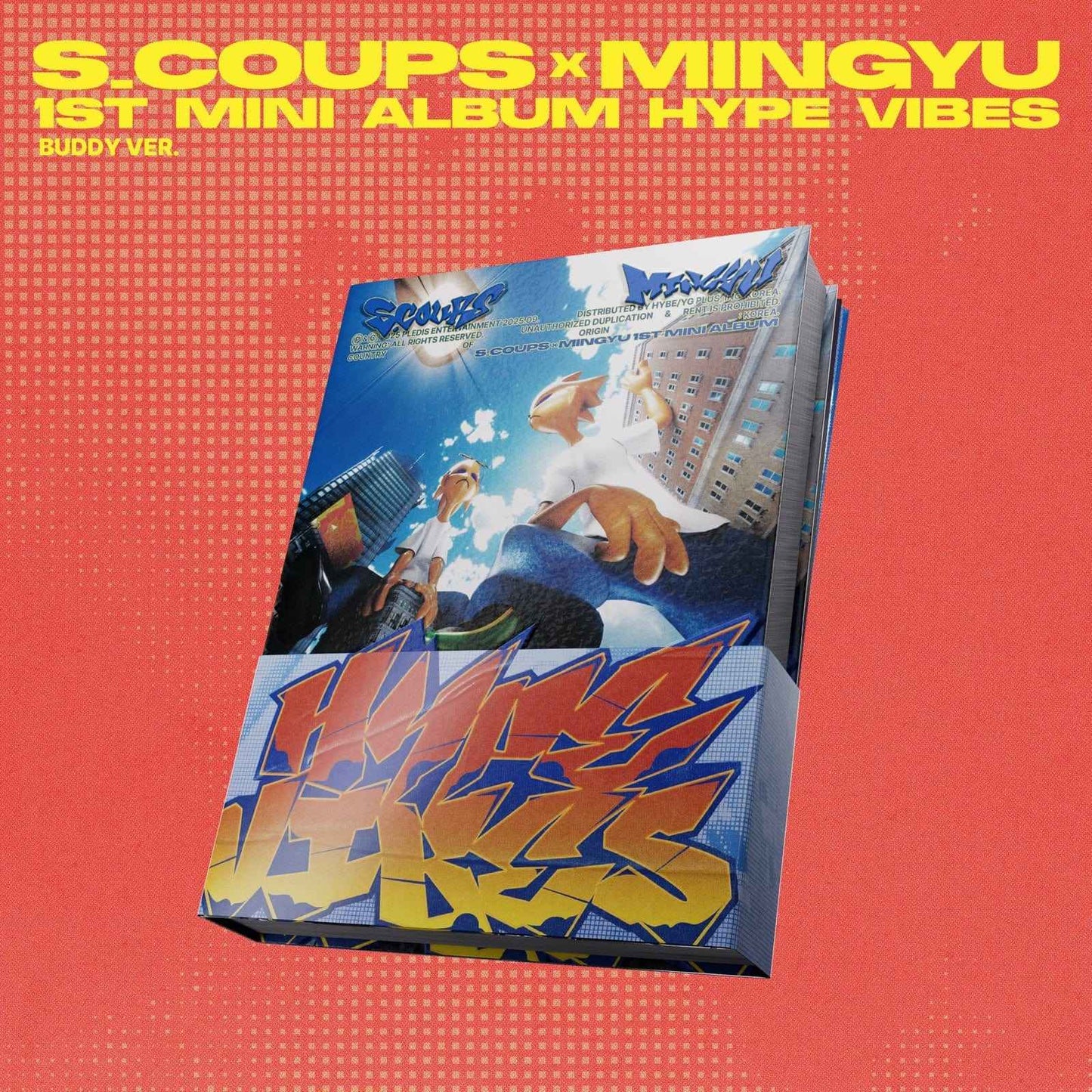 (POB) S.COUPS X MINGYU (SEVENTEEN) - 1st Mini Album [HYPE VIBES]