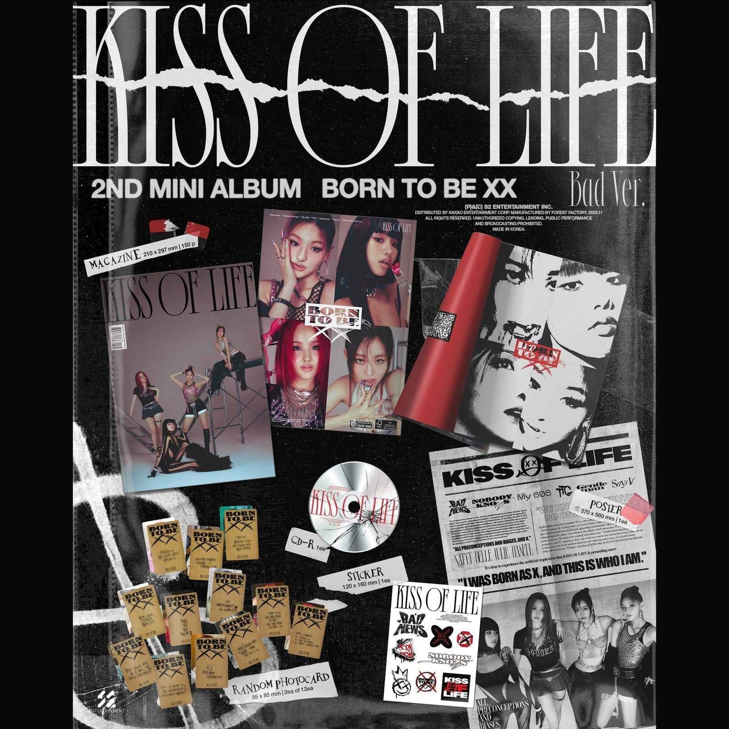 KISS OF LIFE - 2nd Mini Album [Born to be XX]
