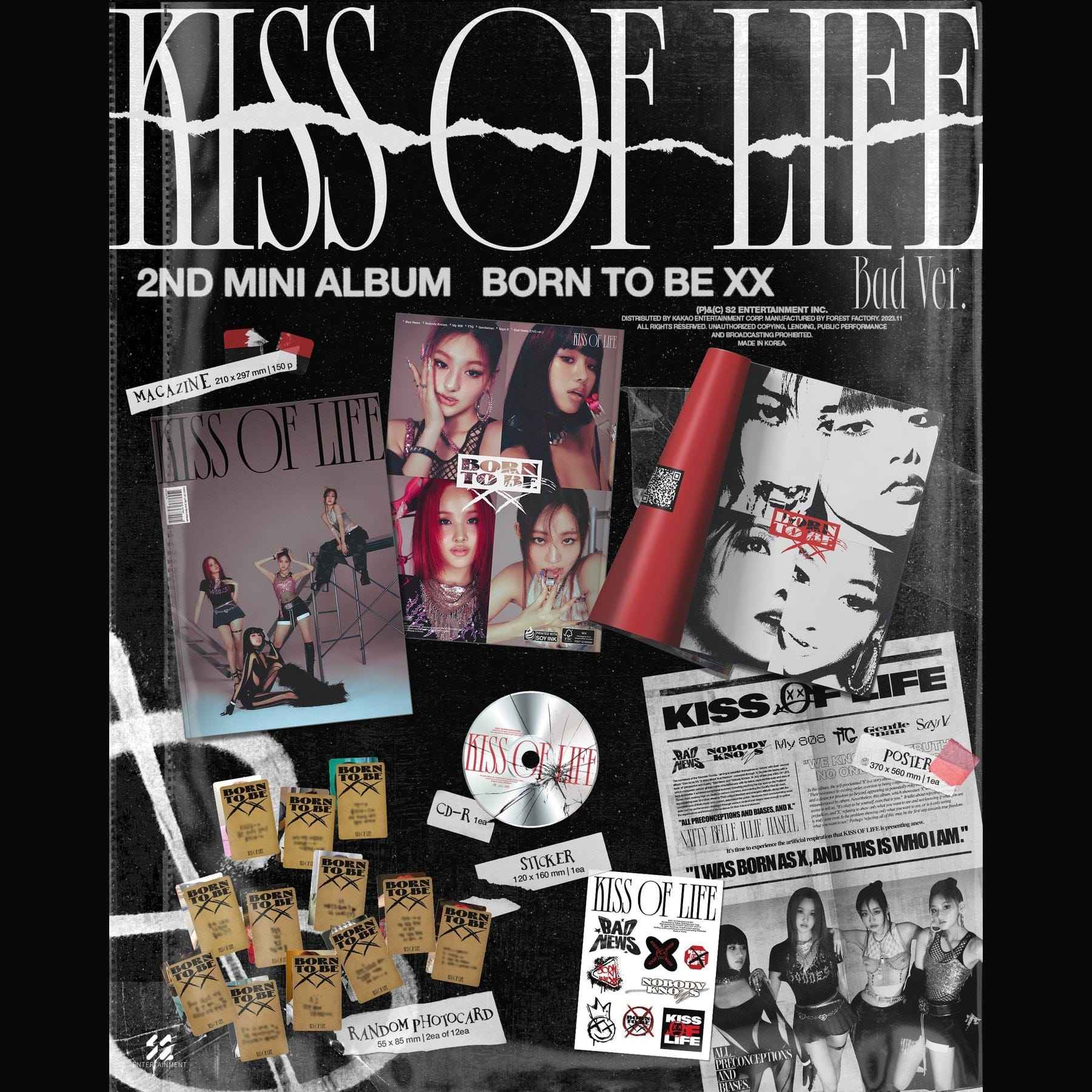 KISS OF LIFE - 2nd Mini Album [Born to be XX]
