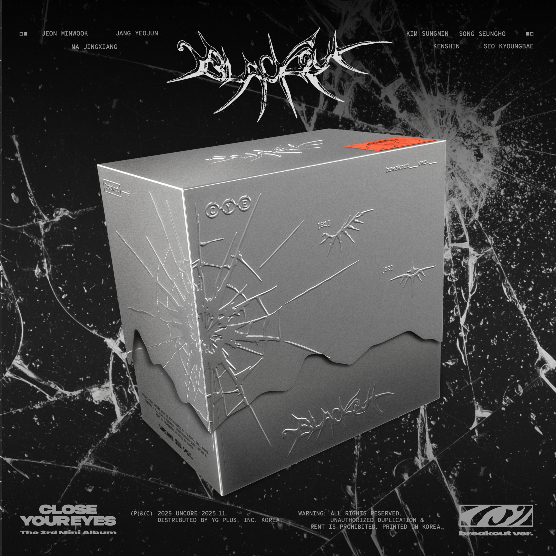 CLOSE YOUR EYES - 3rd Mini Album [blackout] (breakout Ver.)