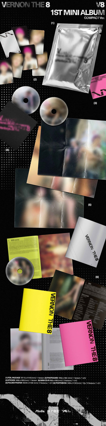V8 (SEVENTEEN) 1ST MINI ALBUM - V8 (COMPACT VER.)