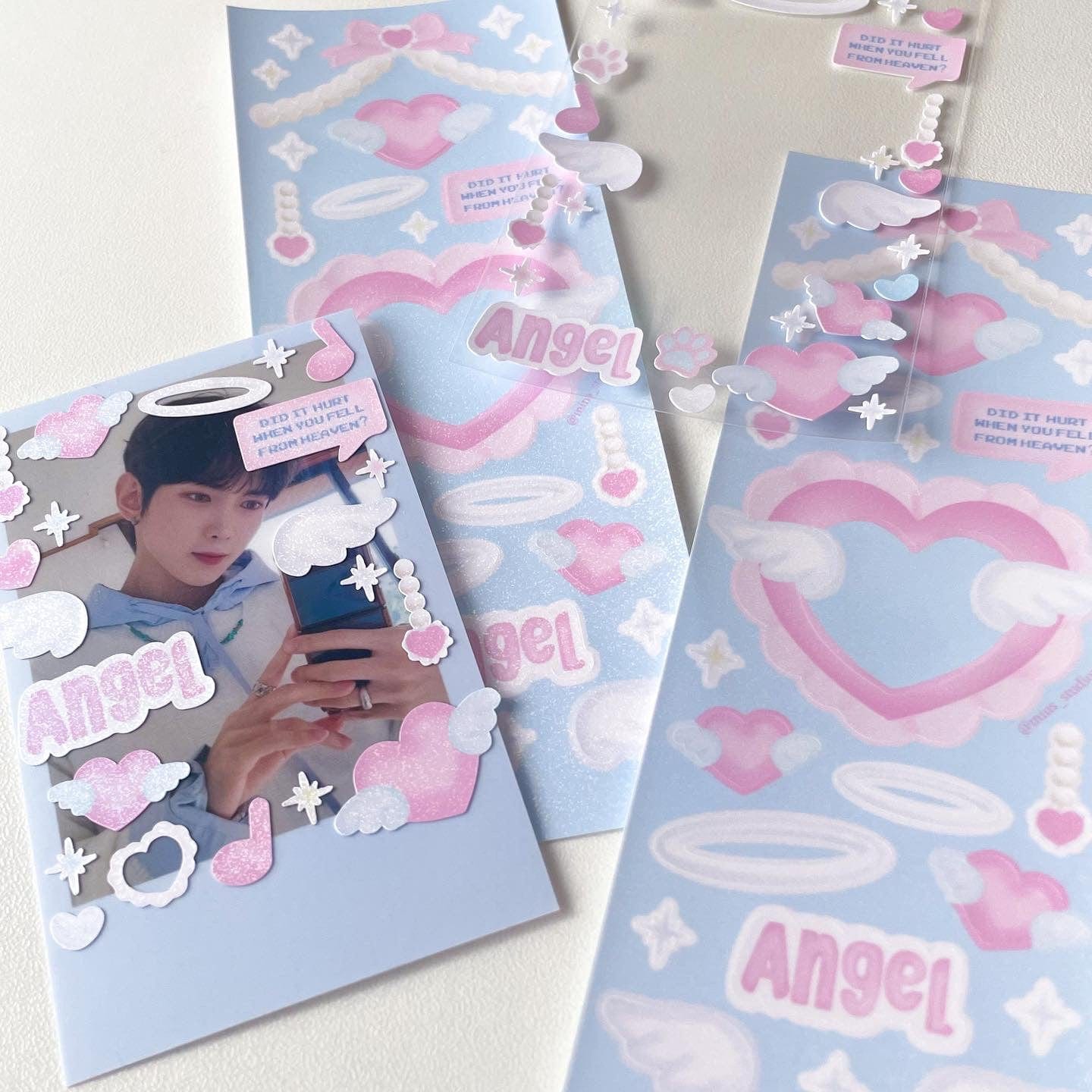MINS STUDIOS Angel Deco Sticker