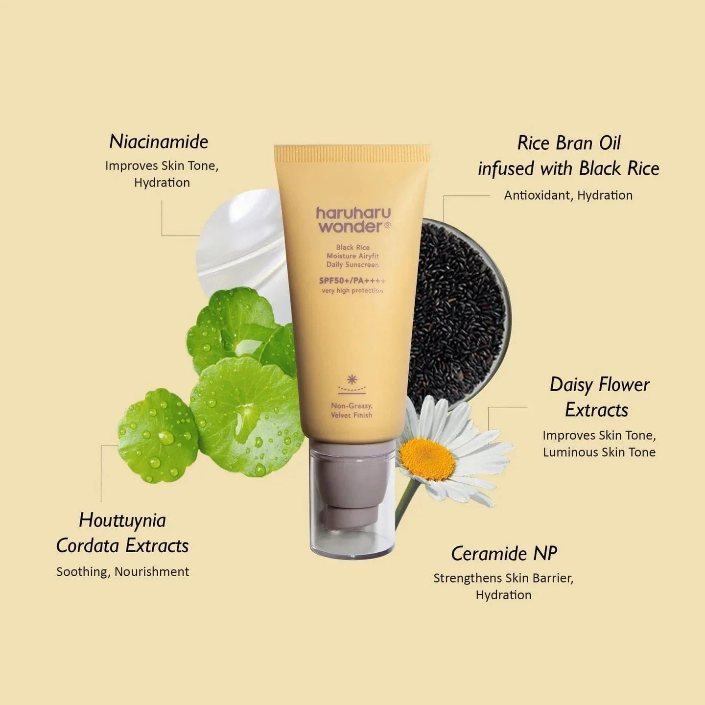 HARUHARU Black Rice Moisture Airyfit Daily Sunscreen