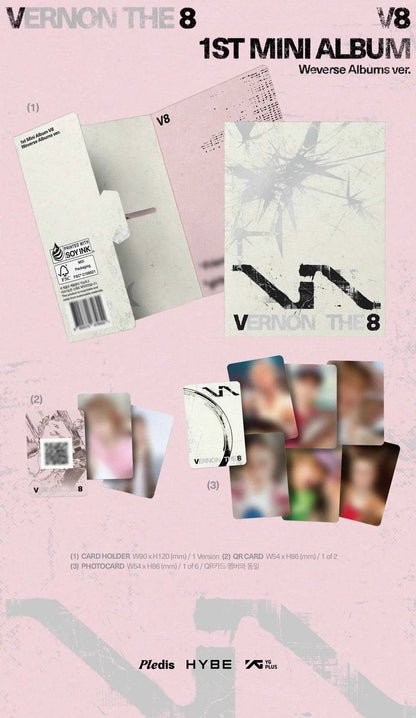 V8 (SEVENTEEN) 1ST MINI ALBUM - V8 (WEVERSE ALBUM VER.)