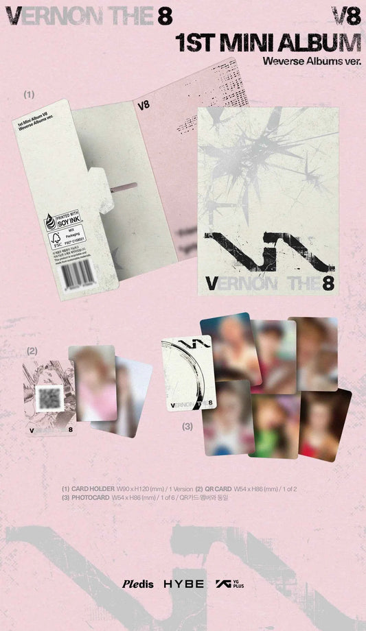V8 (SEVENTEEN) 1ST MINI ALBUM - V8 (WEVERSE ALBUM VER.)