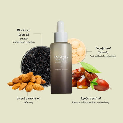 HARUHARU Black Rice Facial Oil 30ml