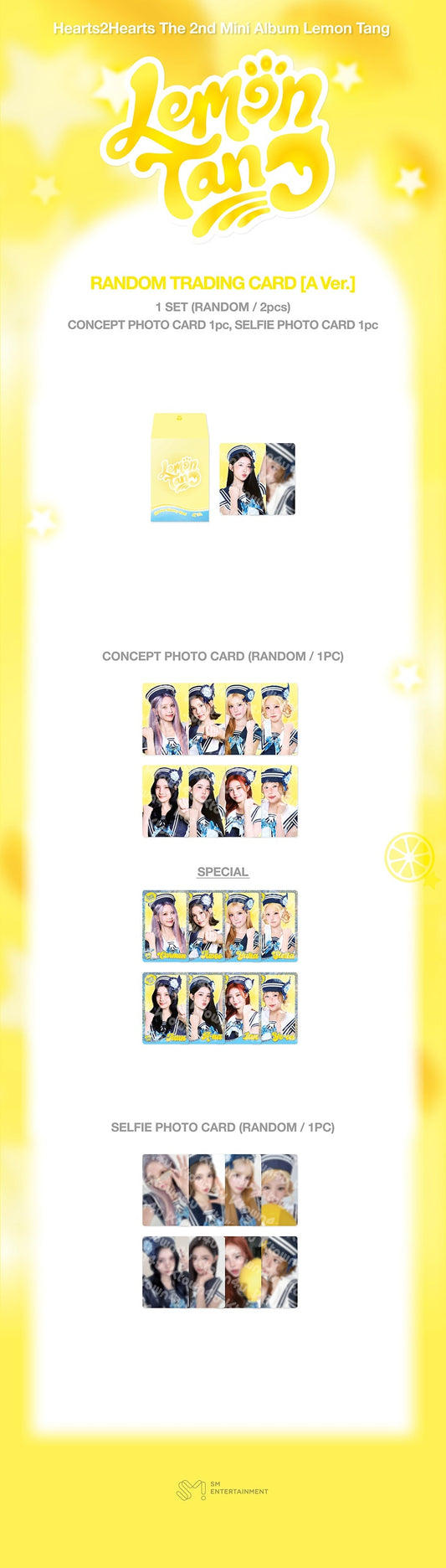 Hearts2Hearts - [Lemon Tang] 2nd Mini Album OFFICIAL MD RANDOM TRADING CARD (A ver.)