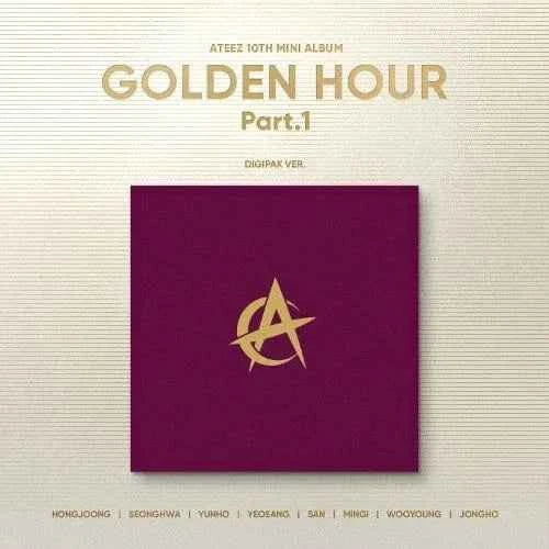 ATEEZ 10th Mini Album GOLDEN HOUR : Part.1 (Digipack Ver.)