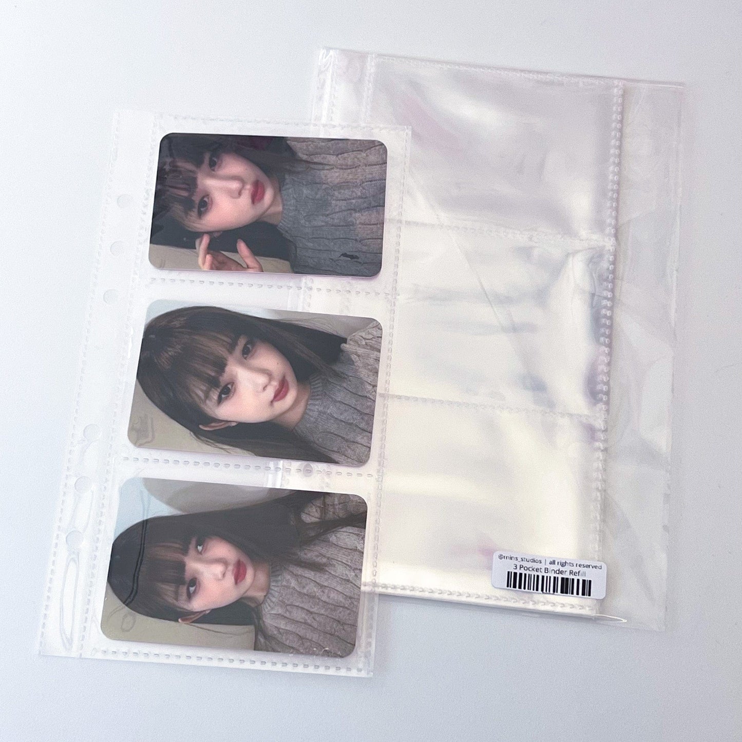 MINS STUDIOS 3 Pocket Binder Refill