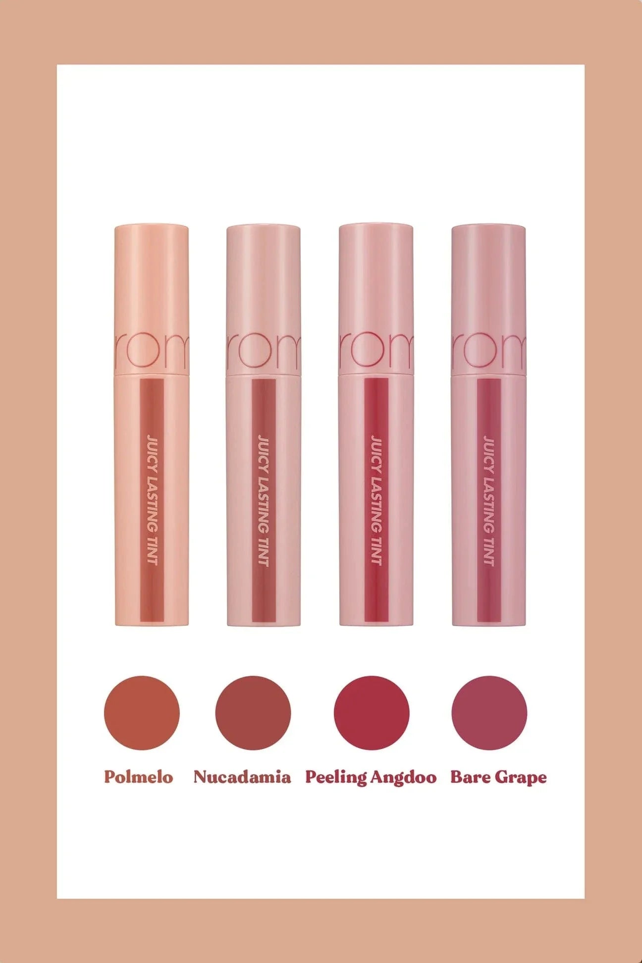 ROM&ND Juicy Lasting Tint Bare Juicy Series