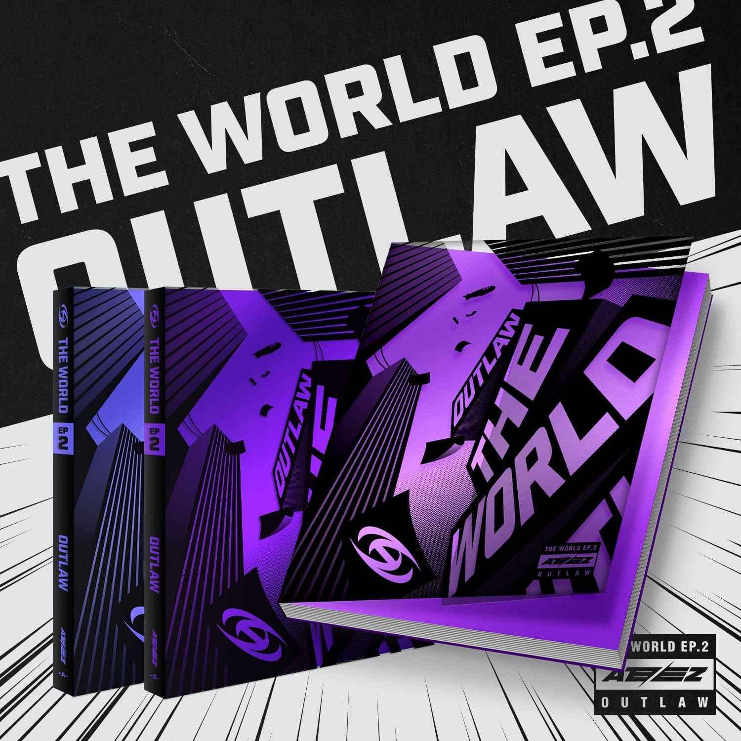 (Hanteo) ATEEZ - [THE WORLD EP.2 OUTLAW]