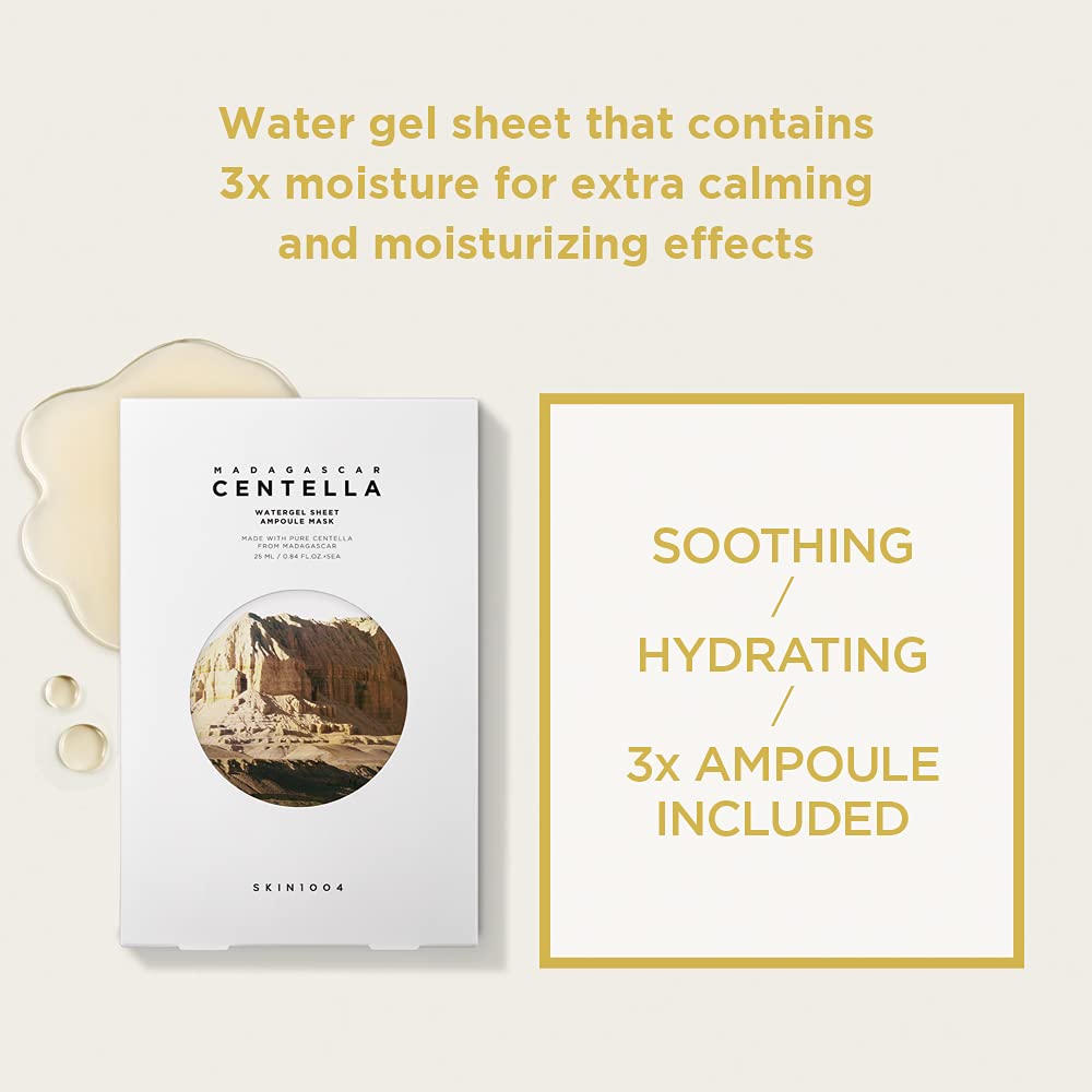 SKIN1004 Madagascar Centella Watergel Sheet Ampoule Mask
