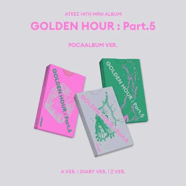 ATEEZ 14TH MINI ALBUM - GOLDEN HOUR : PART.5 (POCAALBUM)
