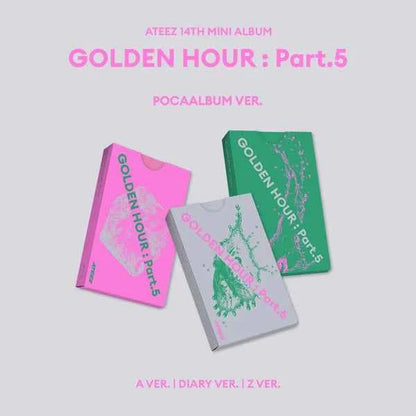 ATEEZ 14TH MINI ALBUM - GOLDEN HOUR : PART.5 (POCAALBUM)