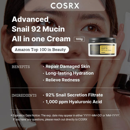 COSRX Advanced Snail 92 All In One Cream 100ml