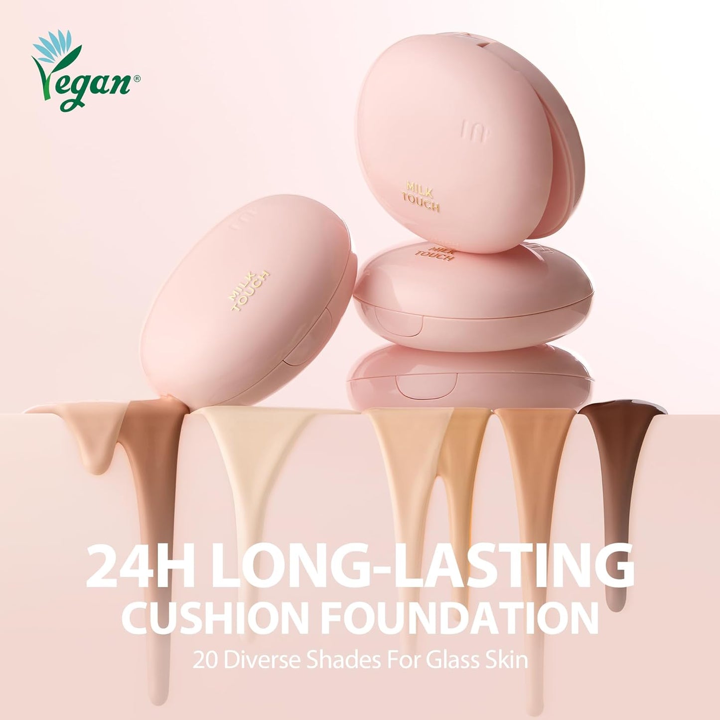 MILK TOUCH All-day Skin Fit Milky Glow Cushion *2nd release*