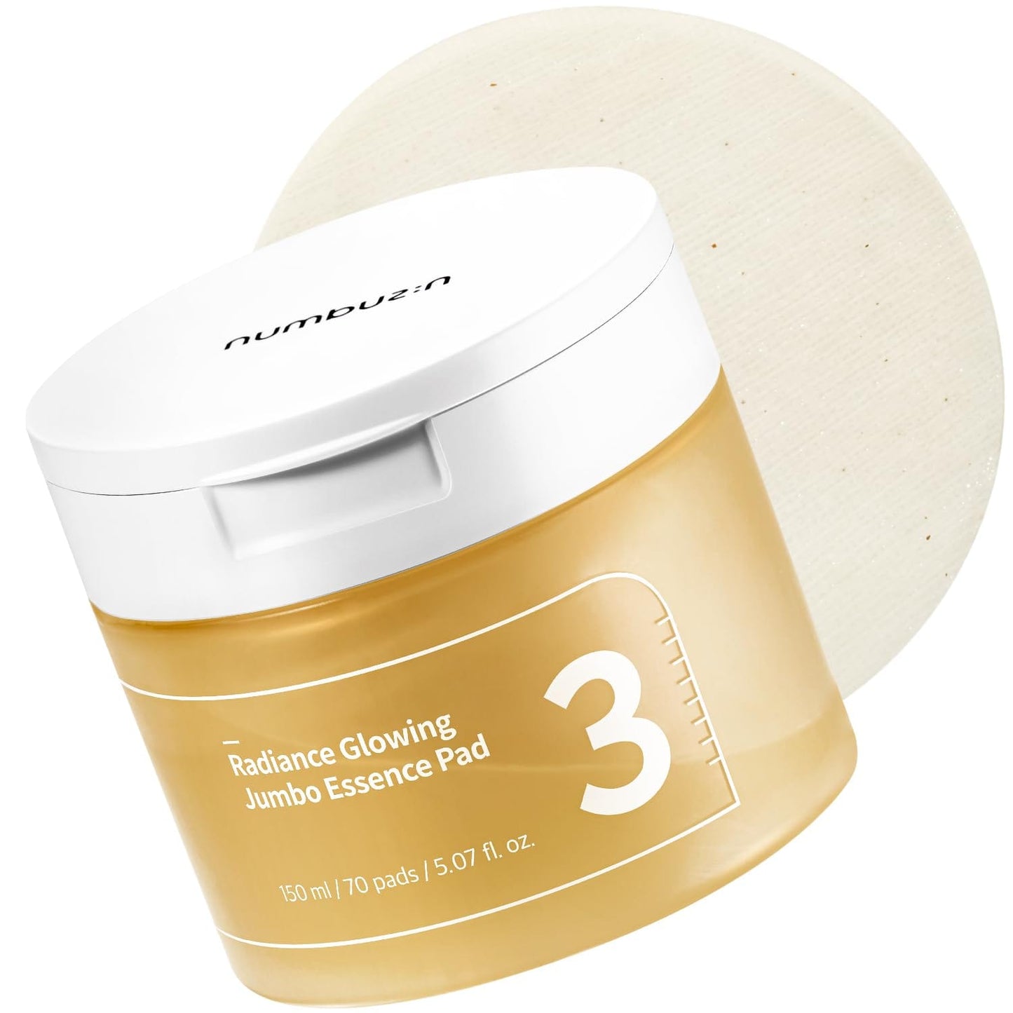 NUMBUZIN No.3 Radiance Glowing Jumbo Essence Pad 150ml (70pad)