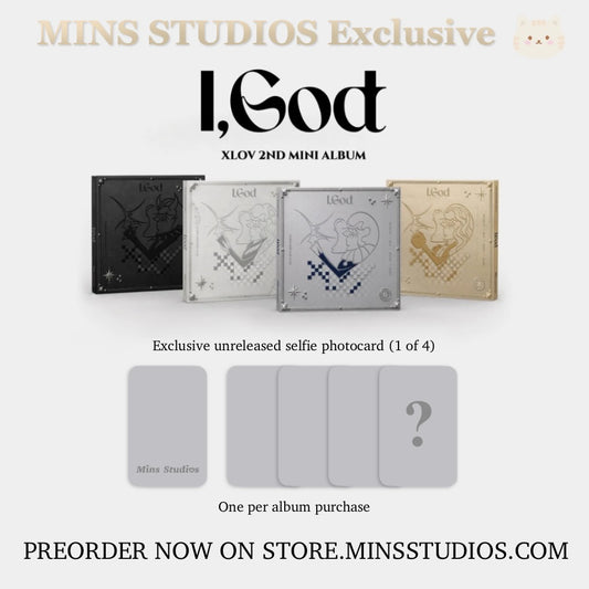 [PRE-ORDER] XLOV - 2nd Mini Album [I,God] (Mins Studios Exclusive)