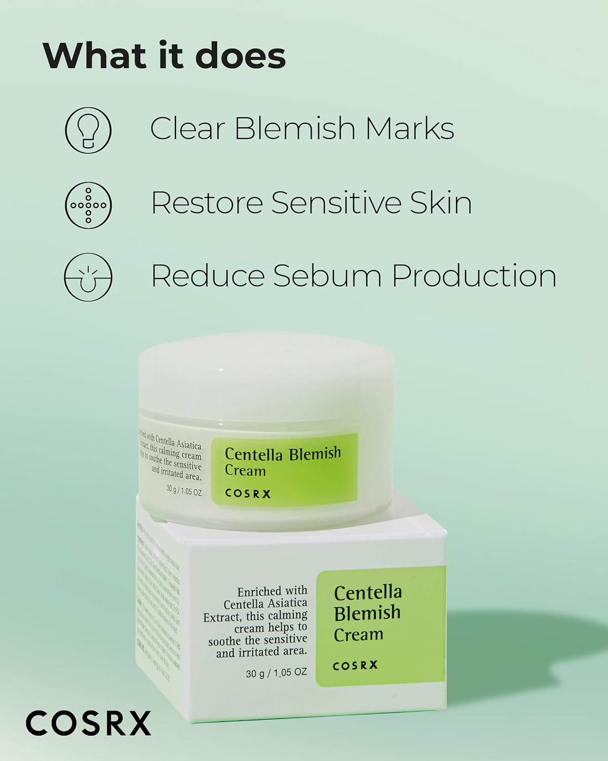 COSRX Centella Blemish Cream 30ml