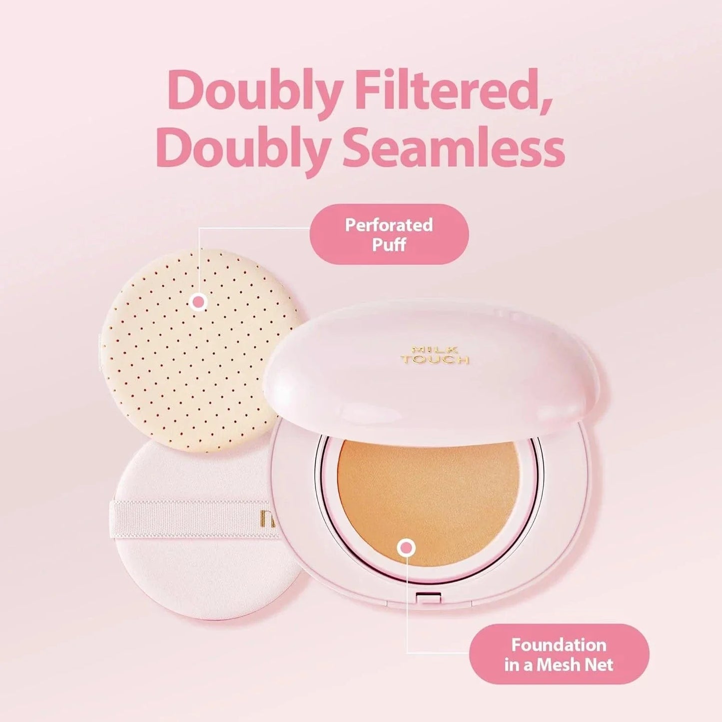 MILK TOUCH All-day Skin Fit Milky Glow Cushion *2nd release*