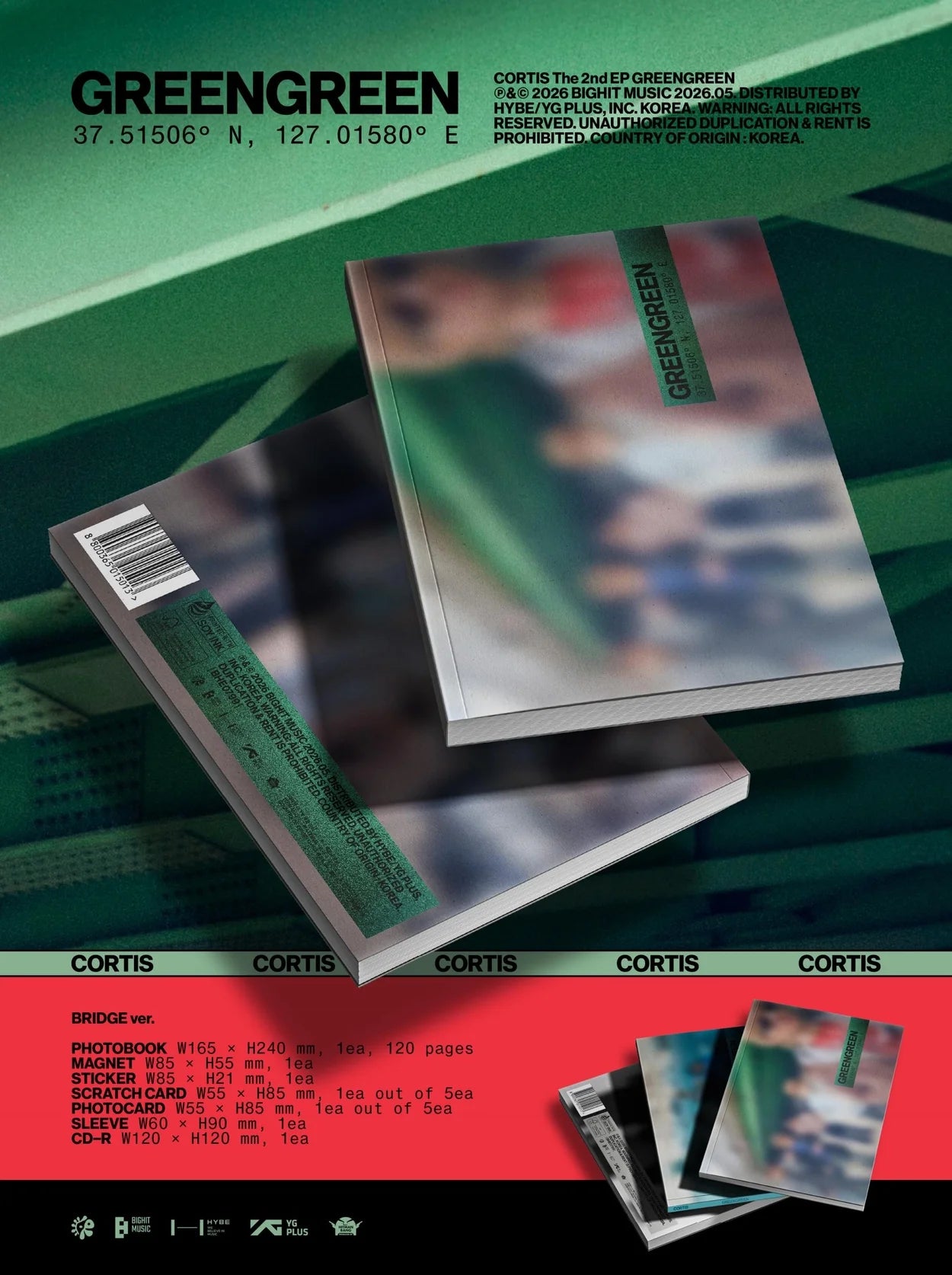 CORTIS 2ND EP ALBUM - GREENGREEN
