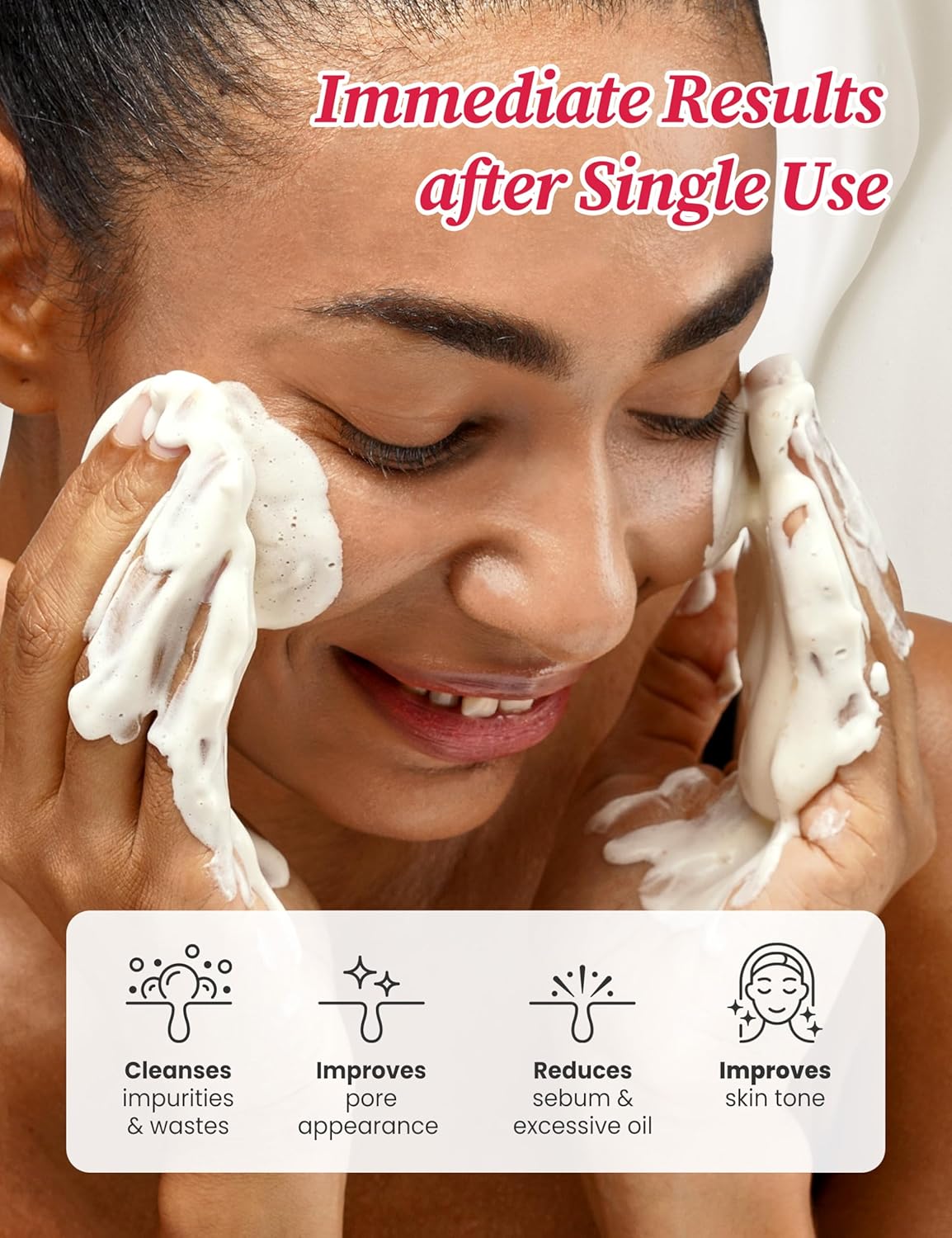MILK TOUCH Prunus Vita Capsule Cleansing Foam 300mL