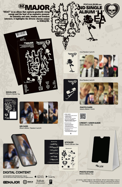 82MAJOR - HEAT [2nd Single Album - POCA Ver.] gallery image 1