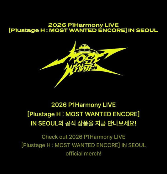 P1Harmony - [P1ustage H : MOST WANTED ENCORE] 2026 LIVE IN SEOUL MD RANDOM TRADING PHOTO CARD SET