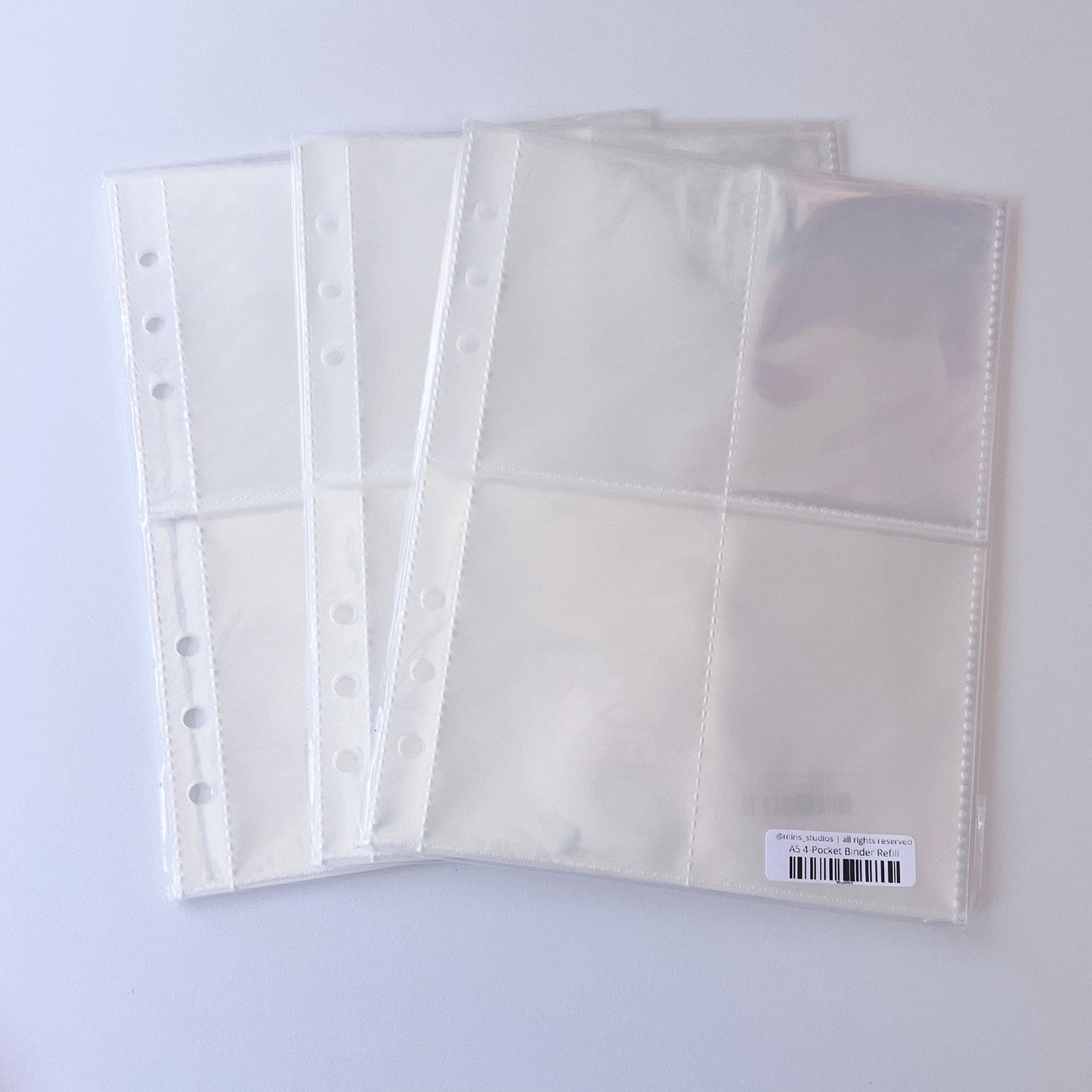 MINS STUDIOS A5 4-Pocket Binder Refill