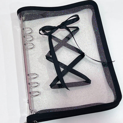 MINS STUDIOS A5 Ribbon Zipper Binder + Pages