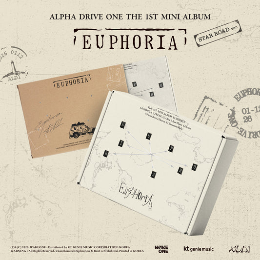 (POB) ALPHA DRIVE ONE - 1st mini album ‘EUPHORIA’ (STAR ROAD ver.)