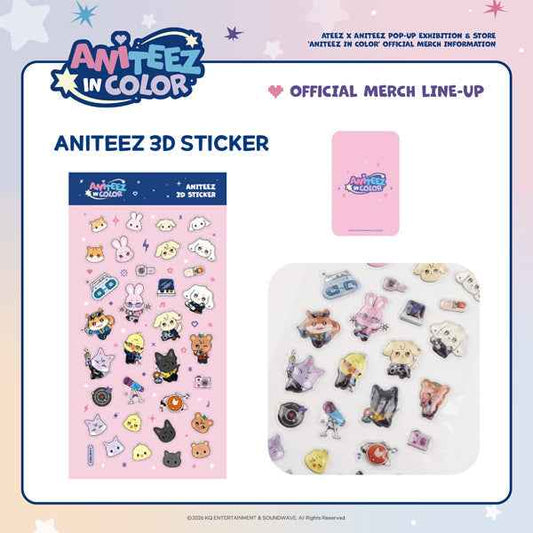 ATEEZ - ANITEEZ IN COLOR / ANITEEZ 3D STICKER
