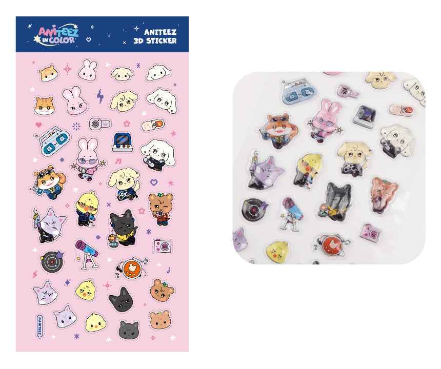 ATEEZ - ANITEEZ IN COLOR / ANITEEZ 3D STICKER