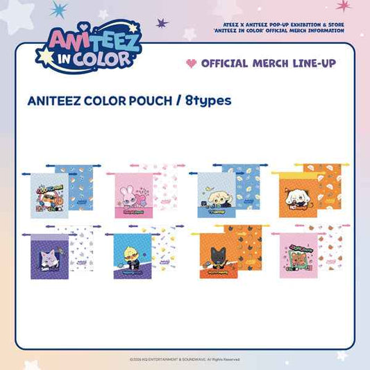 ATEEZ - ANITEEZ IN COLOR / ANITEEZ COLOR POUCH