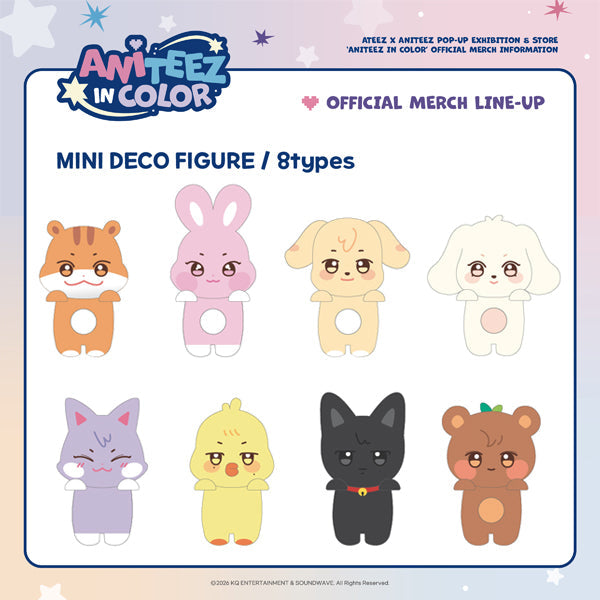 ATEEZ - ANITEEZ IN COLOR / MINI DECO FIGURE